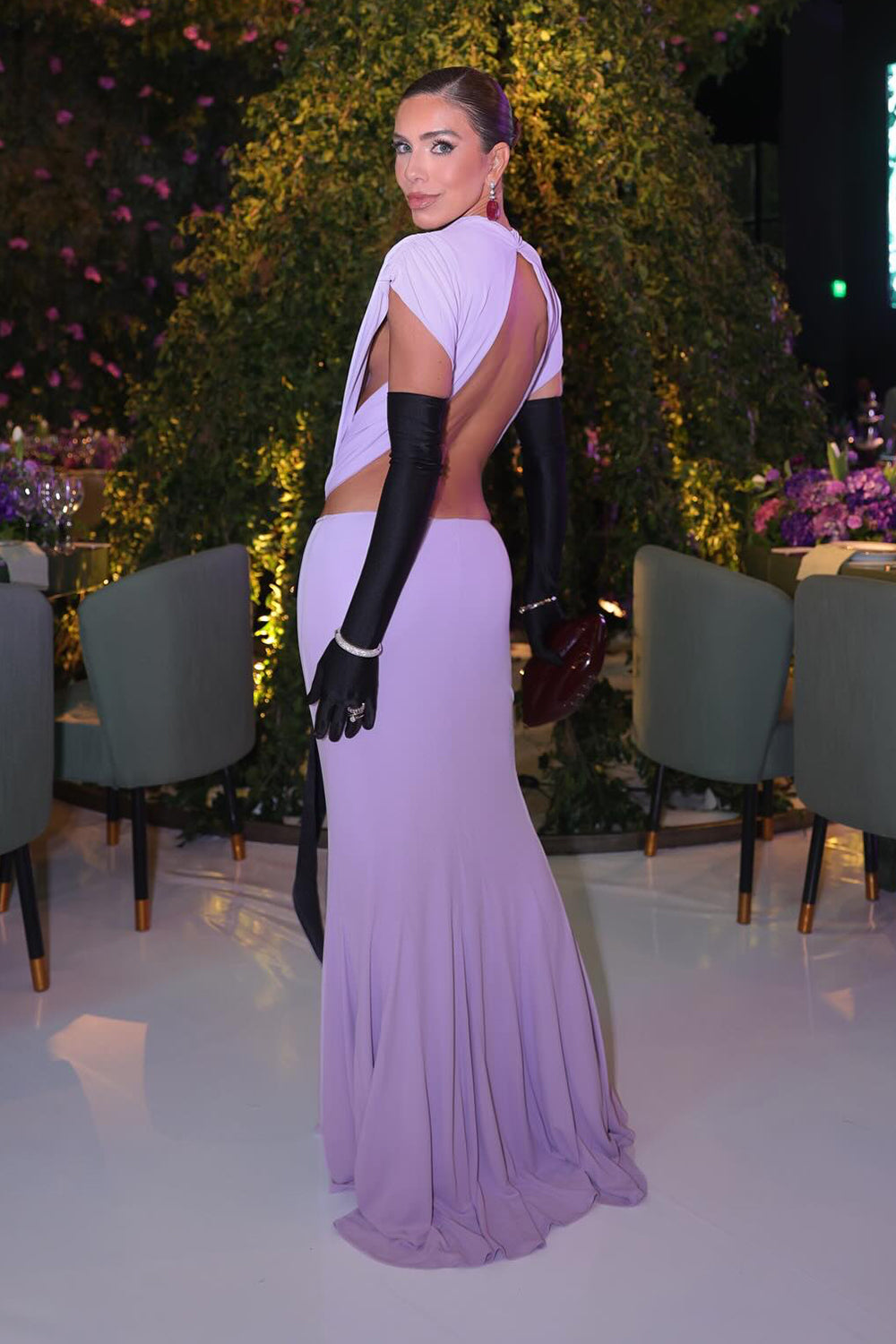 backless maxi dress with bow Bow Backless Maxi Dress White