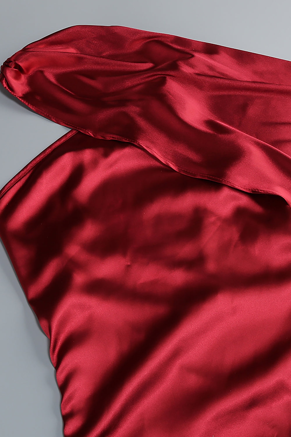 Backless Cape Asymmetrical Maxi Dress