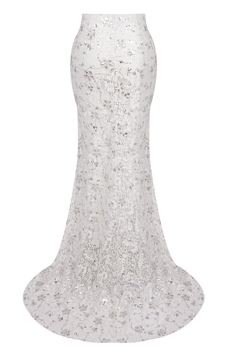 Crystal Sequin-embellished Blazer Lace Maxi Skirt