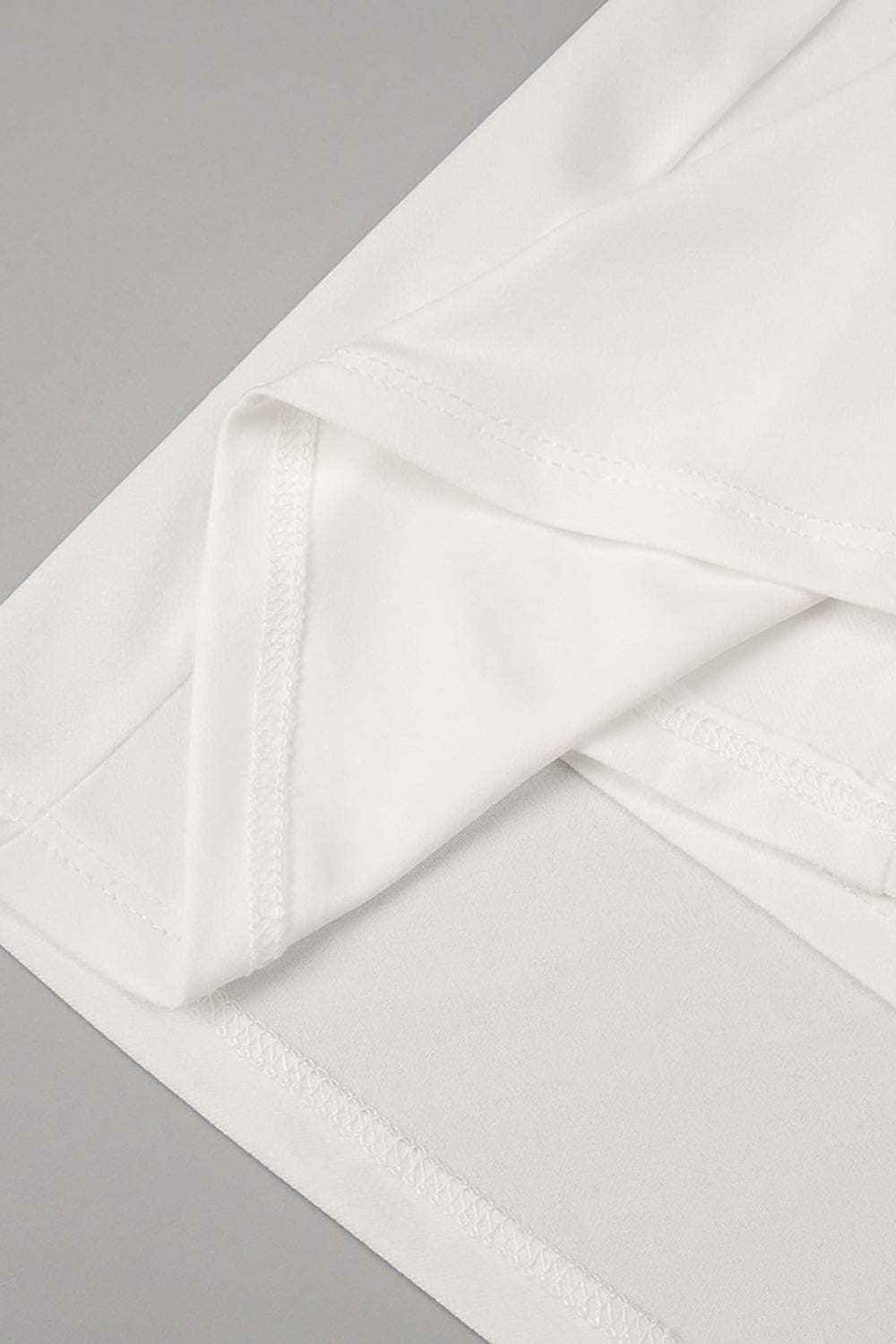 Backless Flared-cuffs Gown