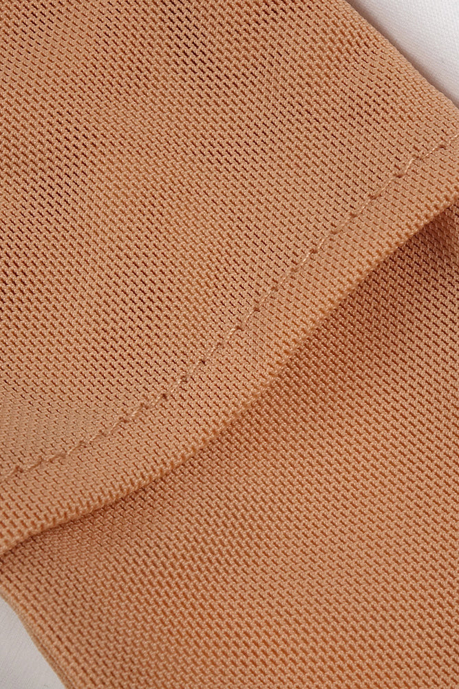 Backless Tail Slit Halter Gown