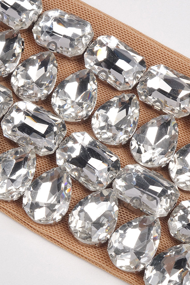 Backless Tail Slit Halter Gown