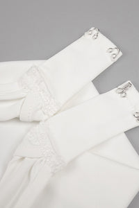 Backless Tail Slit Halter Gown