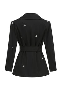 Embellished Belted Jacket