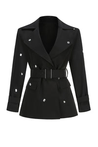 Embellished Belted Jacket