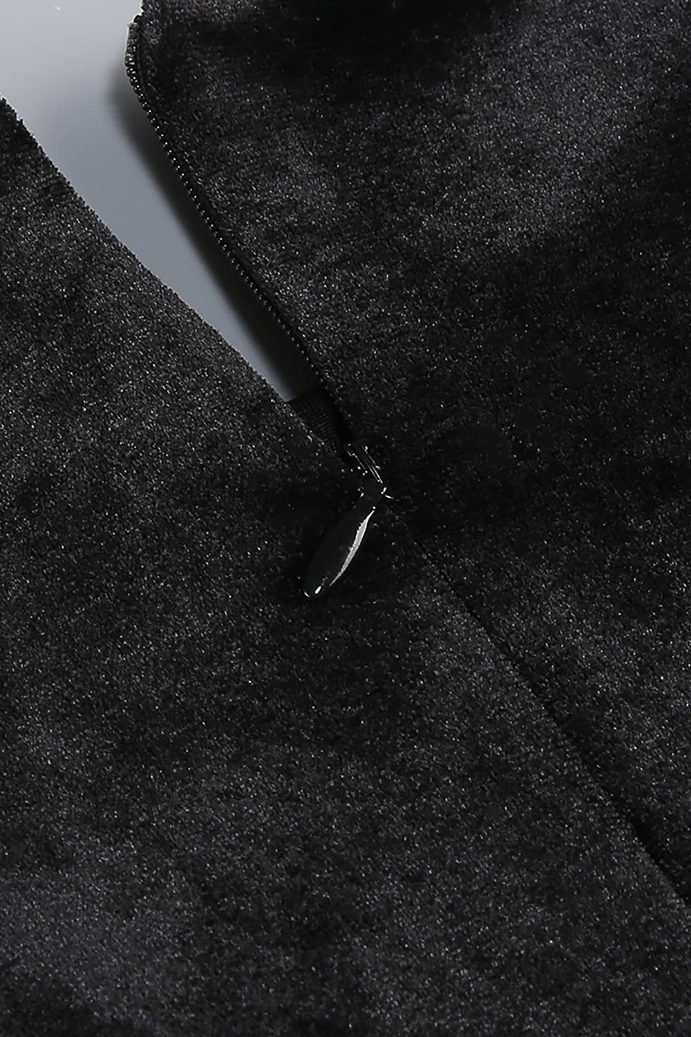 Bow Cascade Velvet Maxi Dress