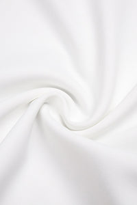 Brooch Long Sleeve Split Maxi Dress