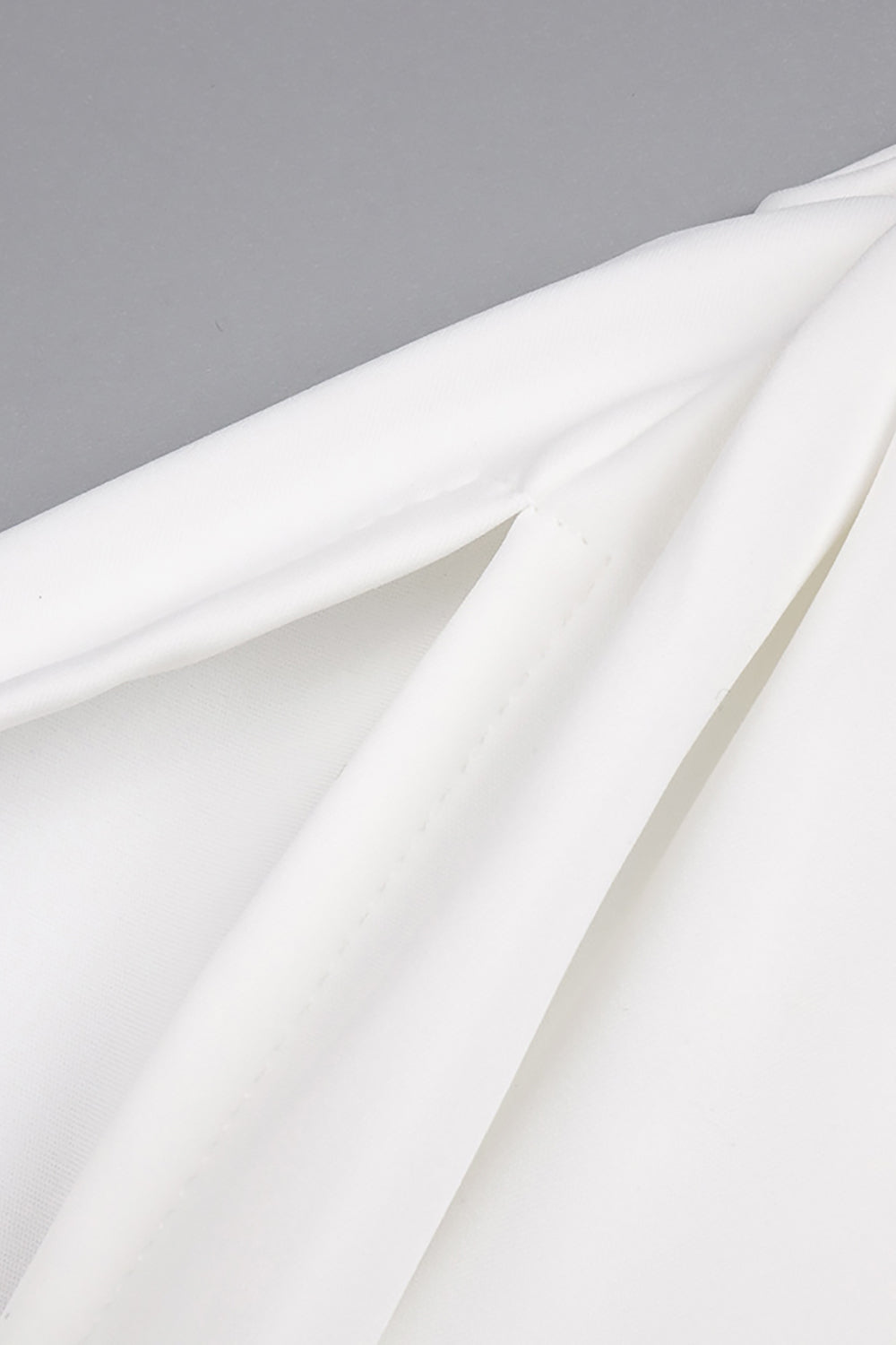 Brooch Long Sleeve Split Maxi Dress