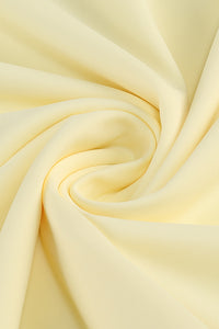 Butter Halter Flower Gown