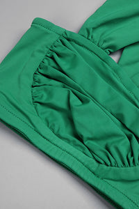 Contour Bust Wide Strap Fringe Skirt Set