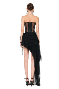 Corset Mesh Dress