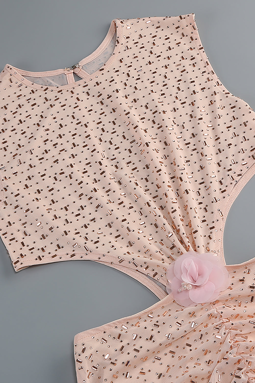 Crystal Cut Out Maxi Dress