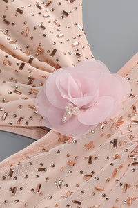 Crystal Cut Out Maxi Dress