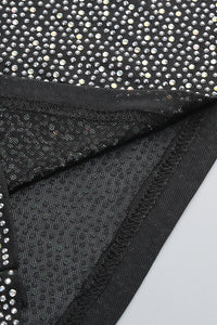 Long Sleeve Crystal-embellished Suit