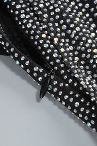 Long Sleeve Crystal-embellished Suit