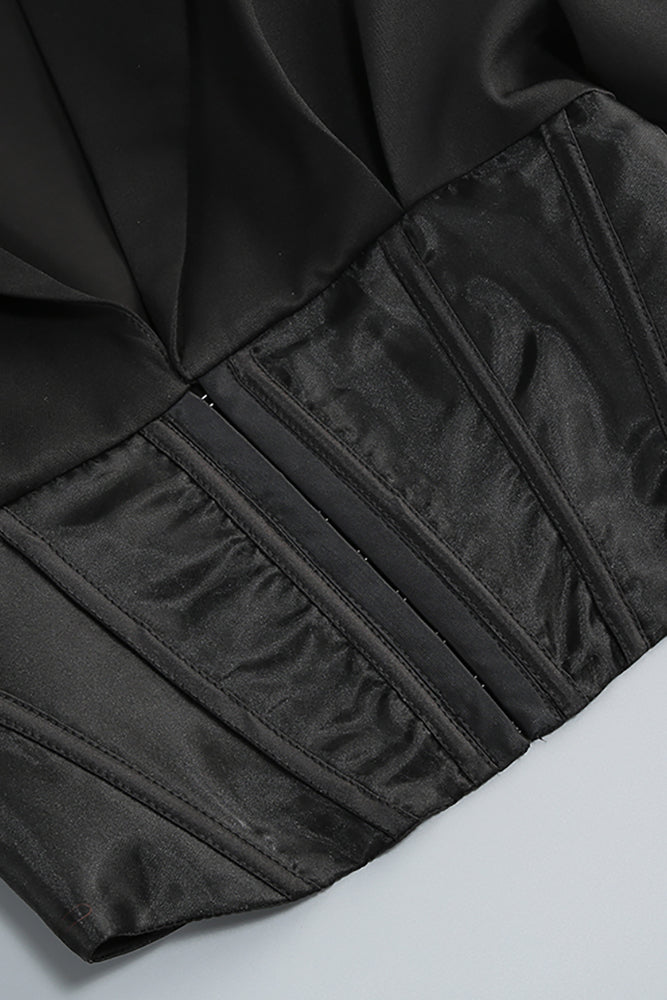 Long Sleeve Crystal-embellished Suit