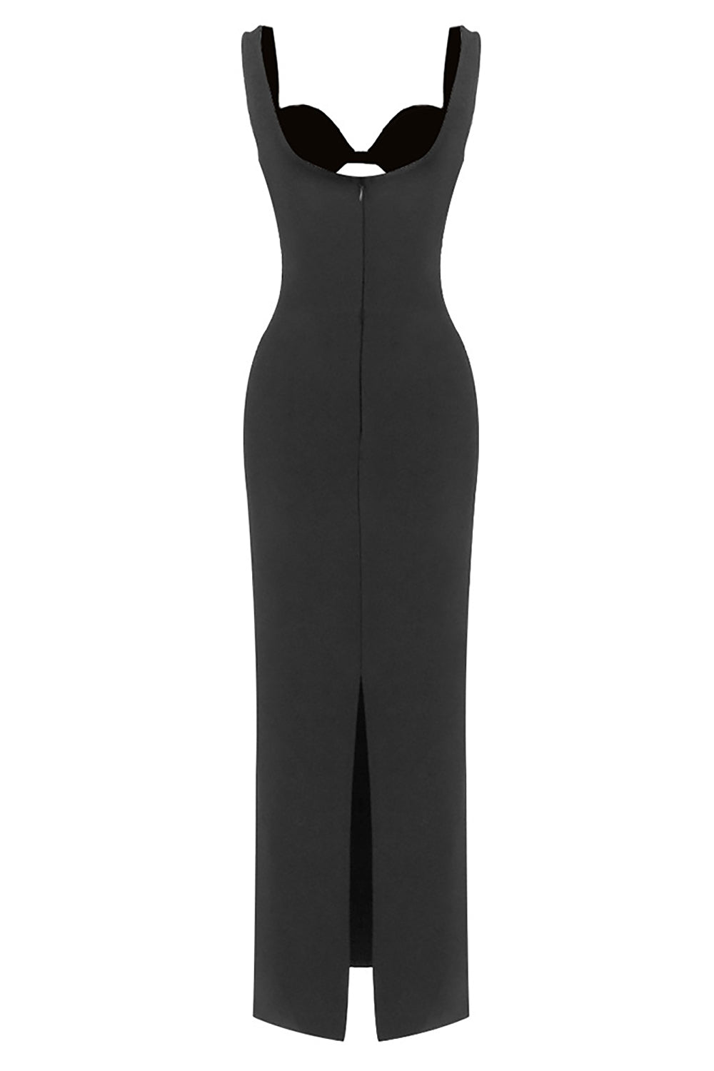 Crystal Sequin Cut Out Gown