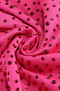 Crystal Embellished Cut Out Gown