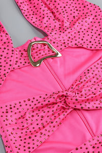 Crystal Embellished Cut Out Gown