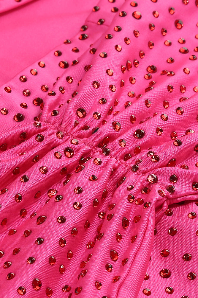 Crystal Embellished Cut Out Gown