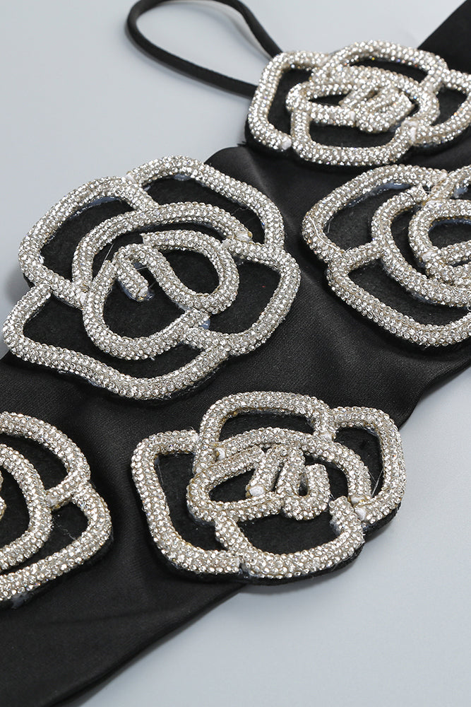 Crystal Embellished Top Maxi Skirt