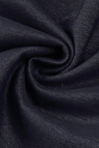 Denim Halterneck Midi Dress