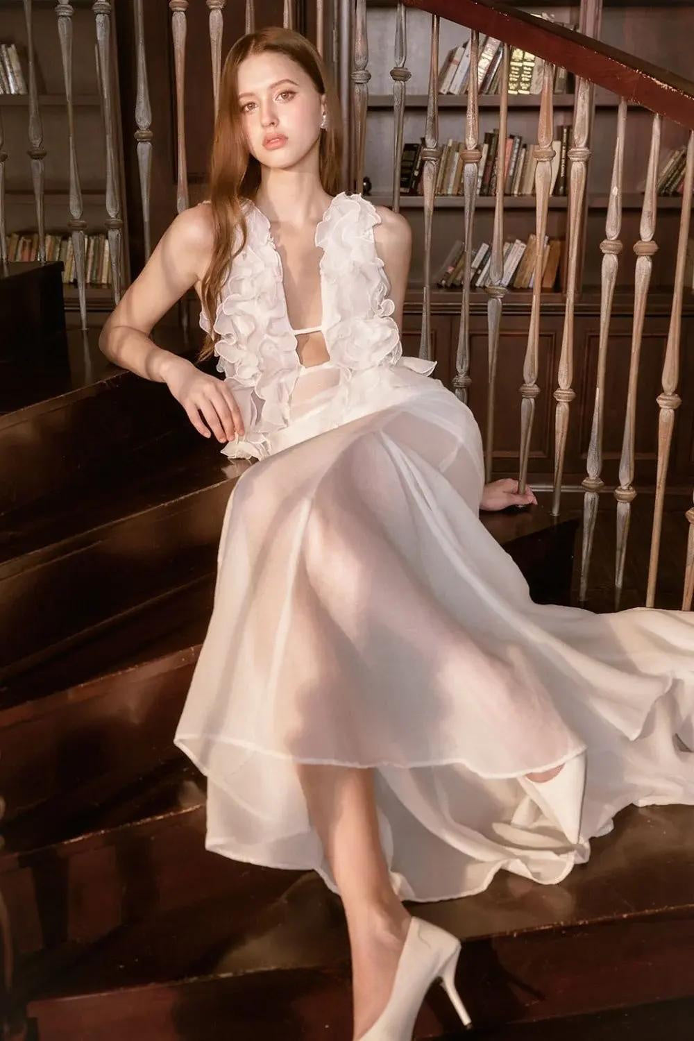 Vestido de corte en A