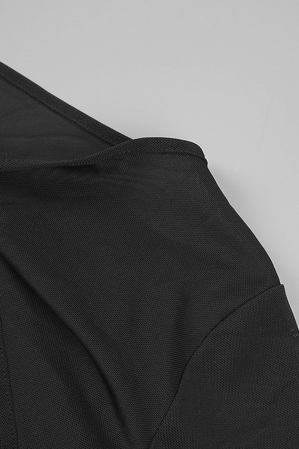 Draped Cut Out Top Mesh Pant