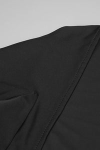 Draped Open Back Maxi Dress