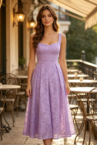 Floral Burnout Bridesmaid Dress in Lilac IULOVER Floral Burnout Bridesmaid Dress in Lilac IULOVER