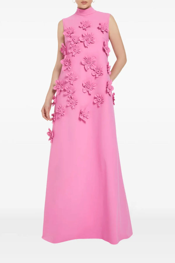 Flower Embellished Gown