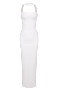 Halter Backless Bandage Maxi Dress