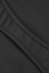 Halter Backless Colorblock Pleated Gown