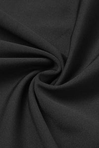 Halter Backless Ruched Colorblock Dress