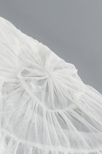 Halter Backless Tulle Maxi Dress