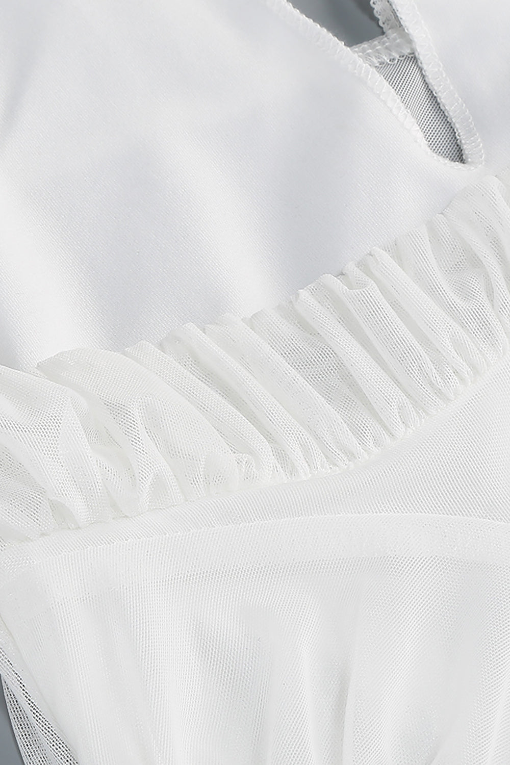 Halter Backless Tulle Maxi Dress