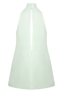 Halter Hollow Out A-line Dress