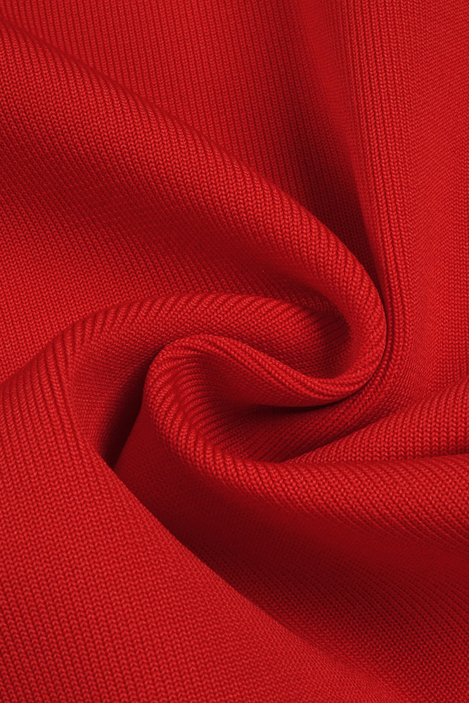 Halter Hollow Out Bandage Maxi Dress