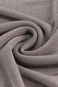 Halter Neck Ruched Maxi Dress in Gray