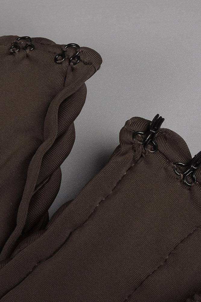 Halter Neck Sleeveless Maxi Dress