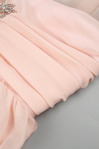 Halter Backless Ruffle A-line Dress