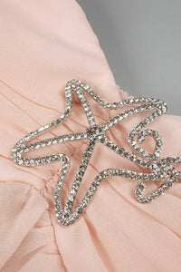 Halter Backless Ruffle A-line Dress