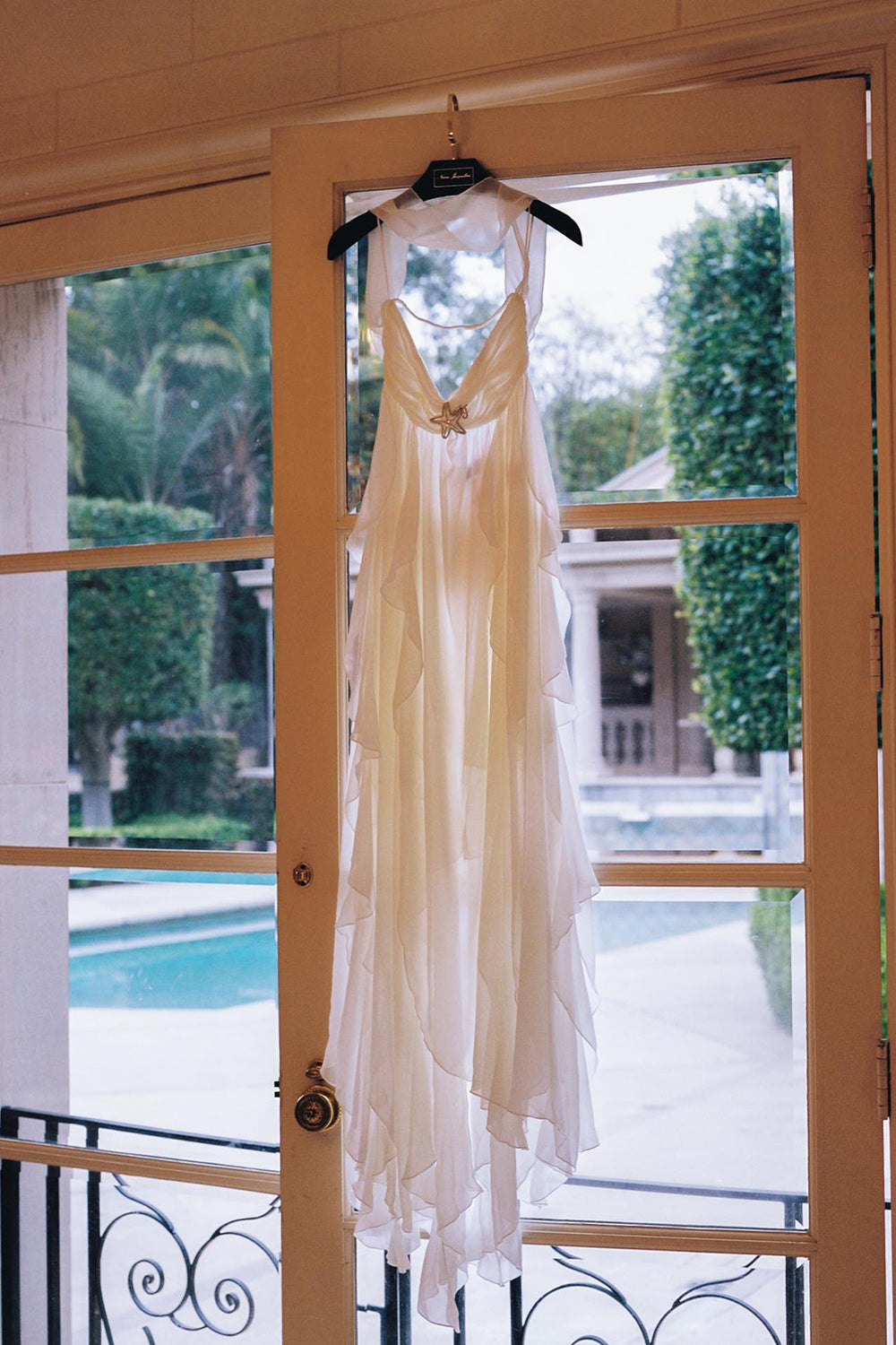 Halter Backless Ruffle A-line Dress