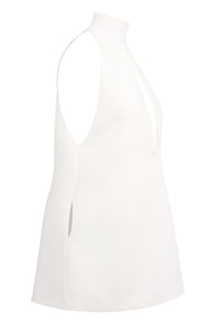 Halter Hollow Out A-line Dress