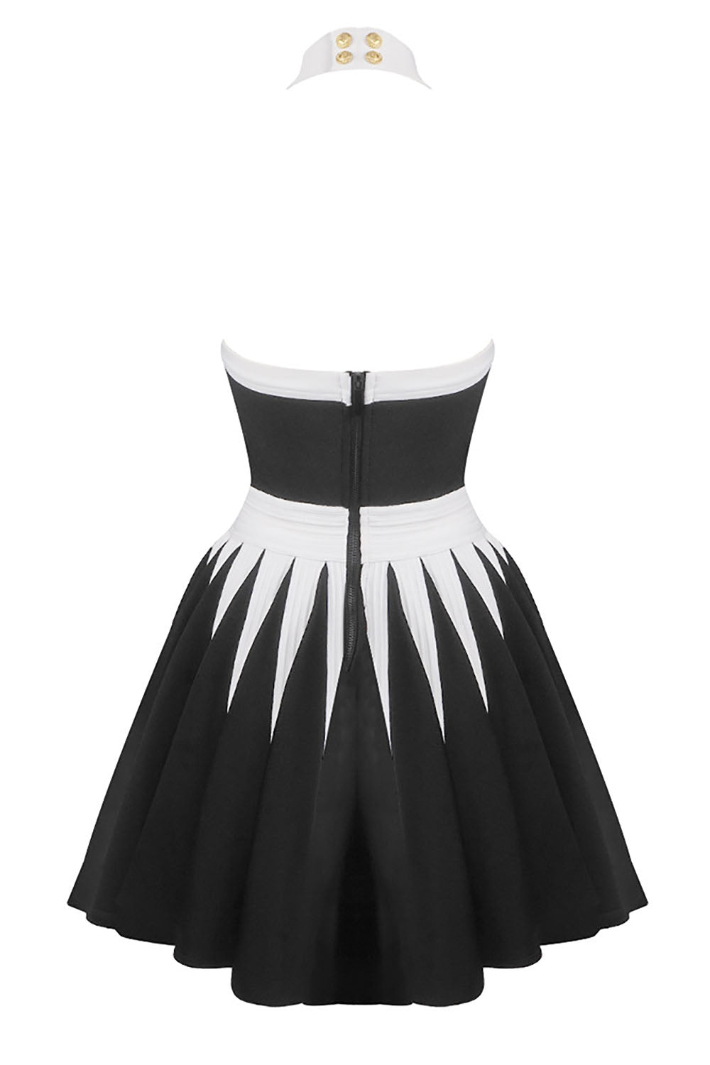 Halter Backless Mini A-line Dress