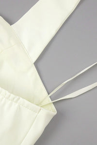 Halter Neck Open Back Gown