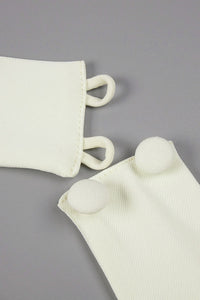 Halter Neck Open Back Gown