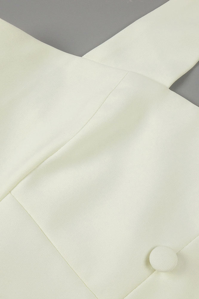 Halter Neck Open Back Gown