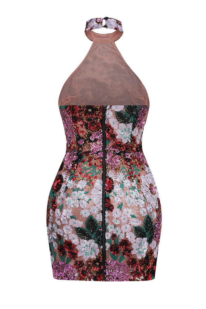 Halterneck Mini Dress