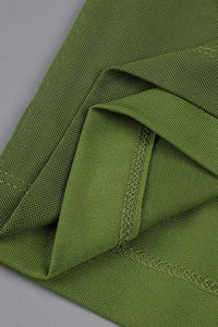 High Neck Asymmetrical Draped Maxi Dress